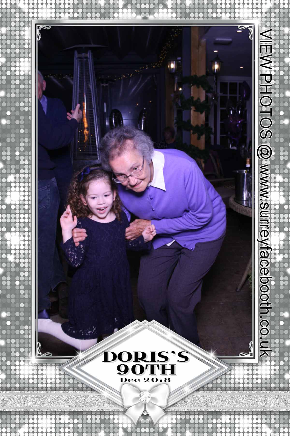 Doris' 90th Birthday | View more photos from the event at galleries.surreyfacebooth.co.uk/u/Surrey-FaceBooth/Doris-90th-Birthday